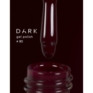 Dark gel polish 80, 6 ml